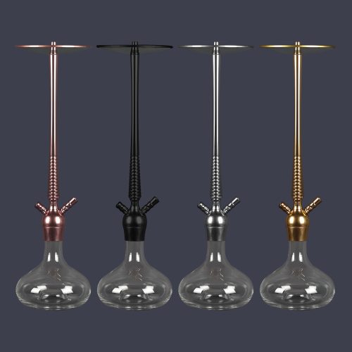 2304-ROYAL Aluminium Hookah | Premium Glass Hookah Manufacturer