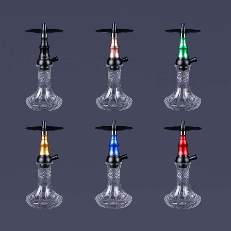 Three-piece hookah colour set for wholesale buyers